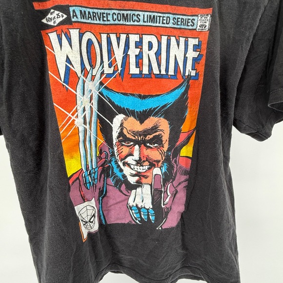 Marvel Comics Wolverine T Shirt‎ XS Black Short Sleeve Graphic Tee - Picture 2 of 7